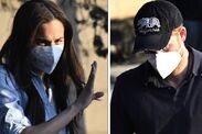 royal family live prince harry meghan markle la wildfires