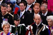 princess anne prince harry coronation