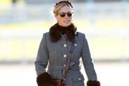 Zara Tindall fashion Cheltenham outfit