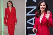 Queen Letizia Princess Kate Meghan Markle blazer