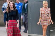 Princess Kate Holly Willoughby Shanina Shaik tartan 