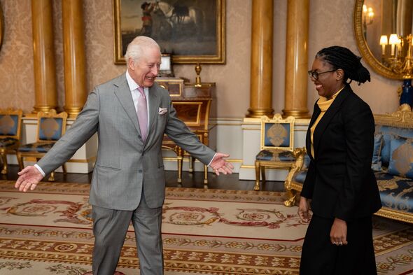 king charles greets kemi badenoch