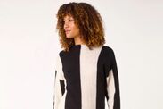 bold warm striped jumper sale