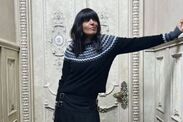 claudia winkleman fair isle jumper