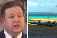 labour minister squirms chagos islands