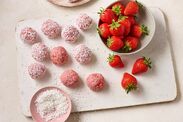 healthy snacks strawberry balls recipe exclusive