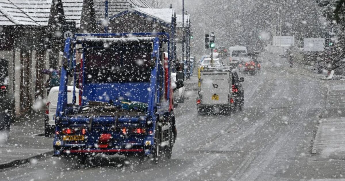 UK weather maps show Britain hammered by 96 hours of non-stop snow ...