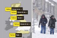 met office now ice warnings areas affected