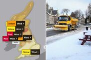 met office new snow warning full list