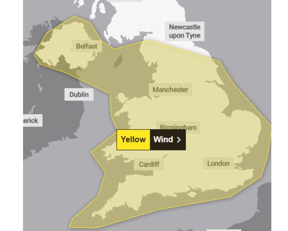 Met Office issues urgent 15 hour storm warning covering nearly all of ... image.