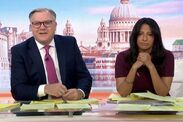 ed balls accused laughing la wildfires