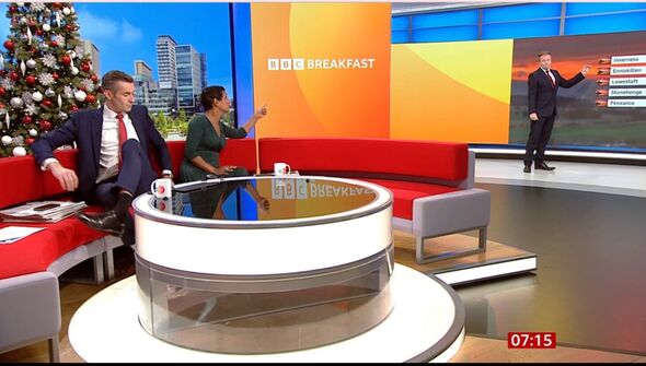 bbc breakfasts naga munchetty corrects co-star