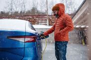 electric cars warning snow UK 