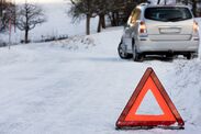 car damage battery winter snow ice 