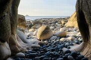 dinosaur egg beach cornwall