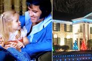 Elvis Presley Graceland Christmas Lisa Marie Presley