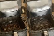 how to remove grease air fryers fast