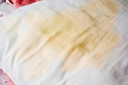 how to whiten stained pillows and bedding 