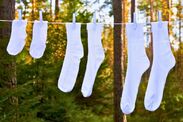 how to whiten stained socks 