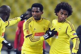 Anzhi Makhachkala Russia Samuel Etoo Willian