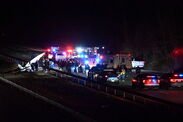 tragedy new york plane crash motorway passenger killed