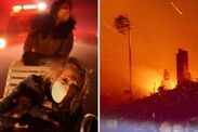 los angeles california wildfire evacuation