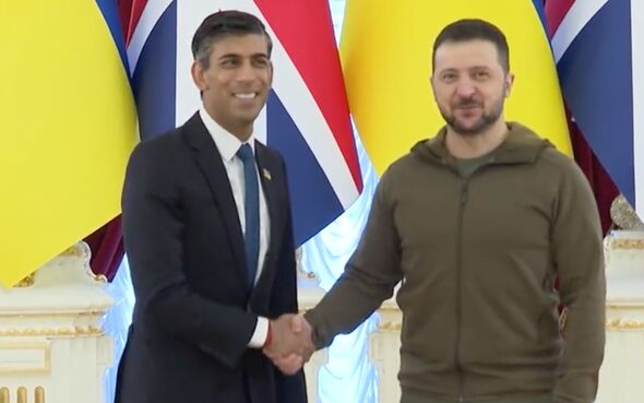 rishi sunak and volodymyr zelensky