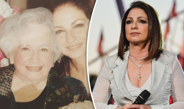 Gloria Estefan and her mother