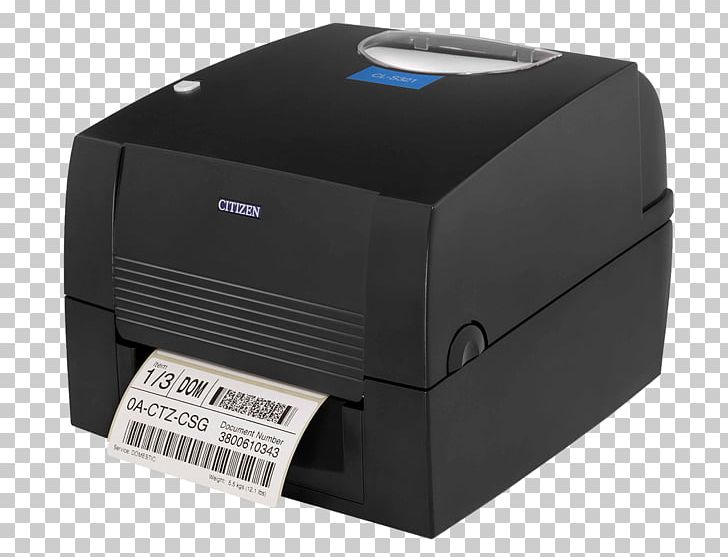 Thermal-transfer Printing Label Printer Barcode Printer PNG, Clipart, Barcode, Barcode Printer, Citizen, Dymo Bvba, Electronic Device Free PNG Download