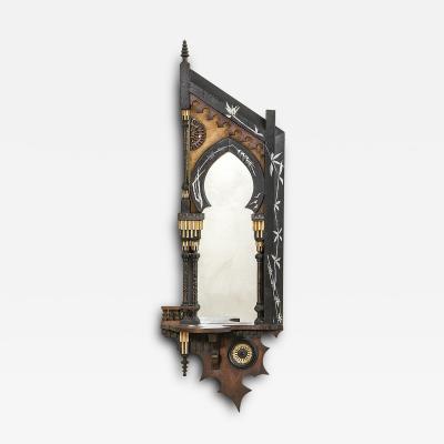 Carlo Bugatti Carlo Bugatti Wooden Wall Mirror 1900