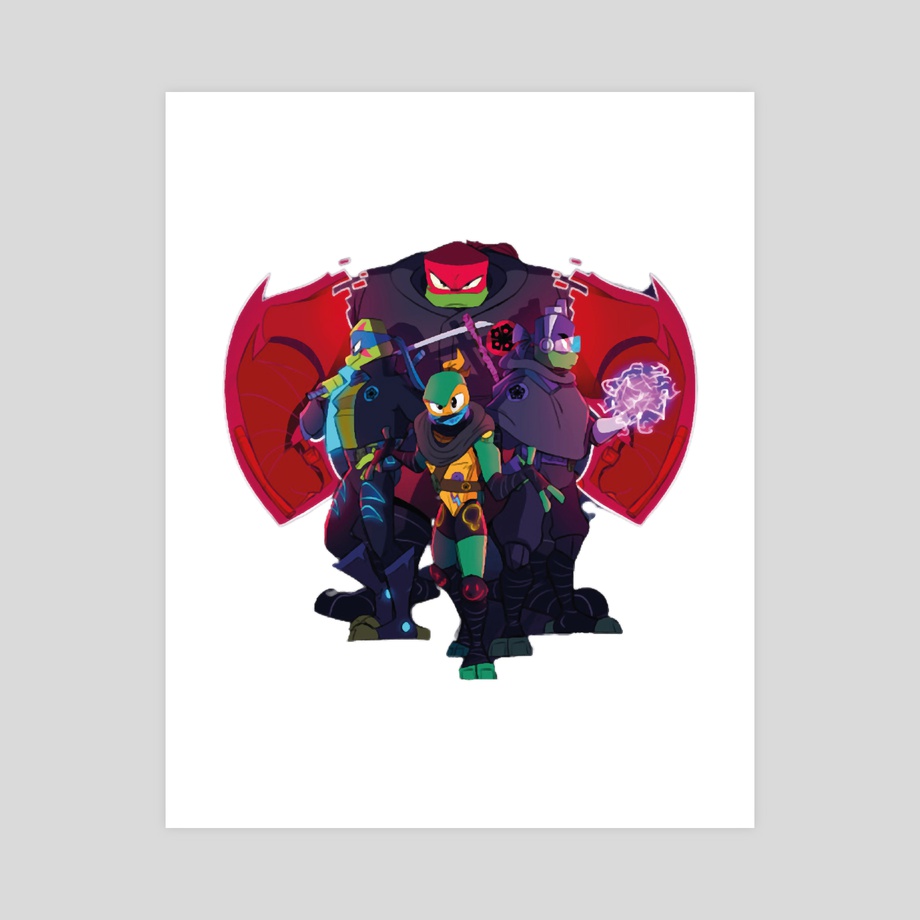 ROTTMNT Raph ROTTMNT Hug, an art print by Neuljan Kore - INPRNT