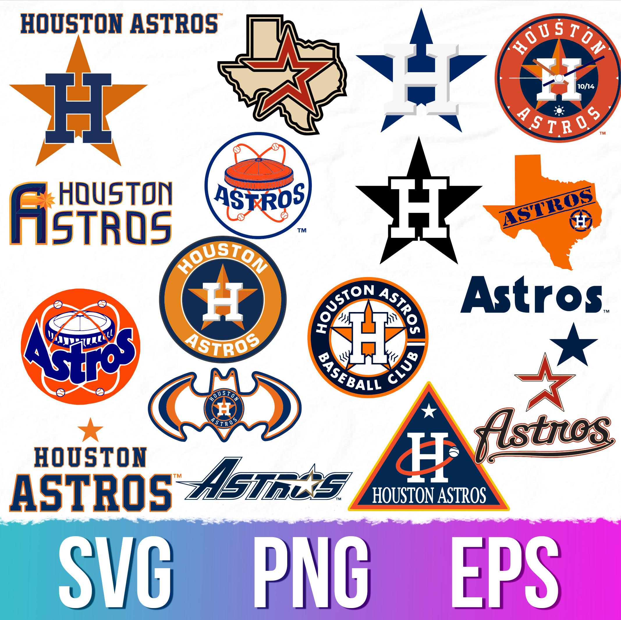 Houston Astros logo, Houston Astros svg, Houston Astros eps - Inspire ...