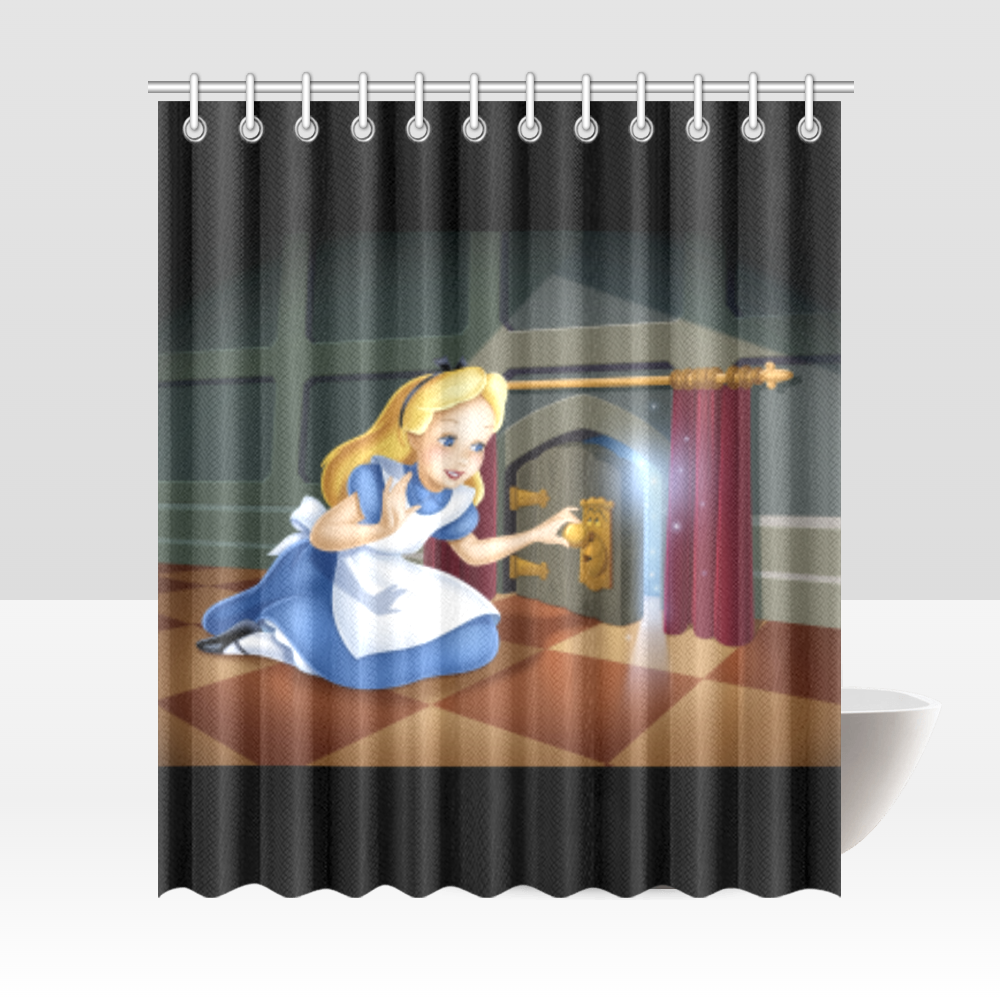 Alice in Wonderland Shower Curtain - Inspire Uplift