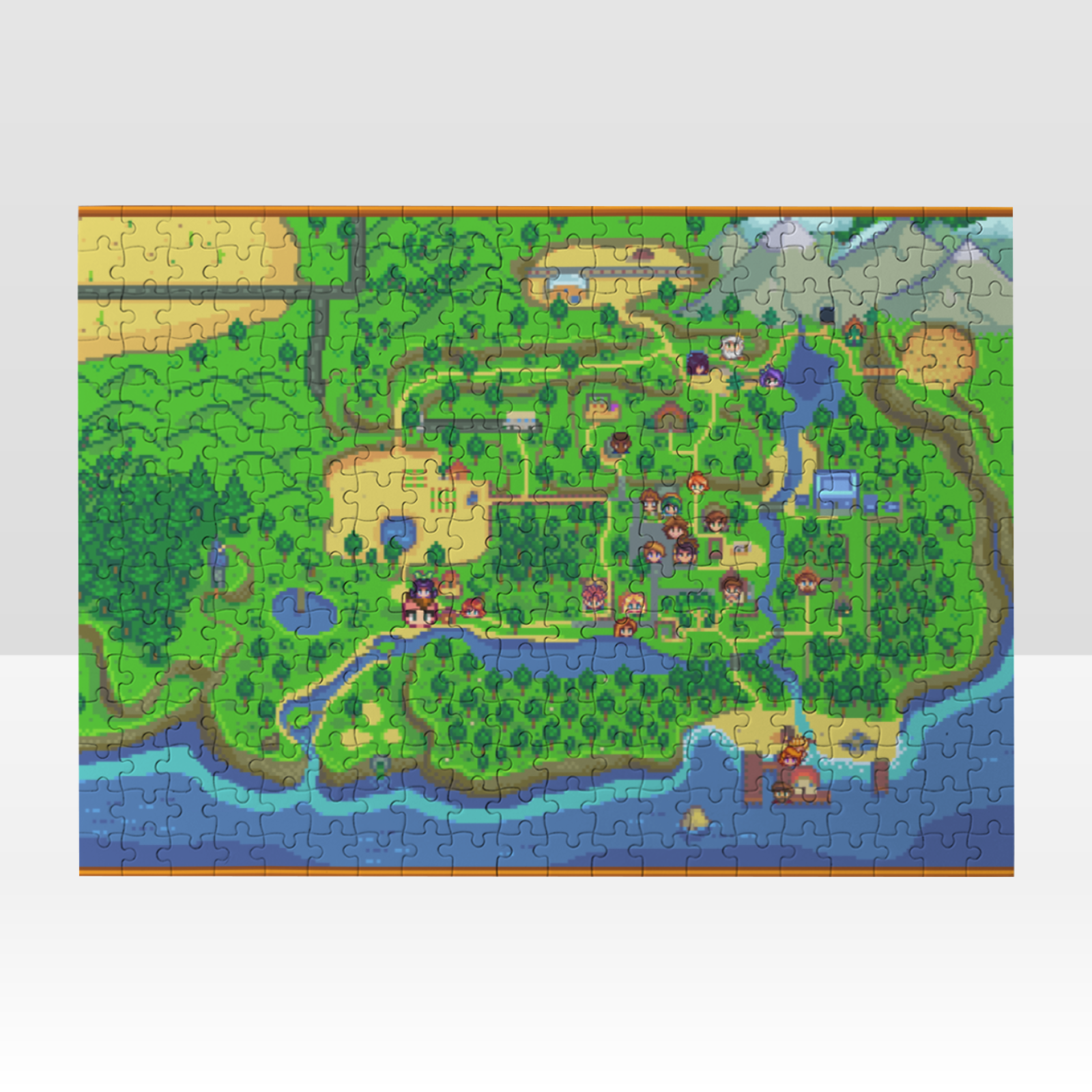 Stardew Valley Map Jigsaw Puzzle Wooden - Inspire Uplift