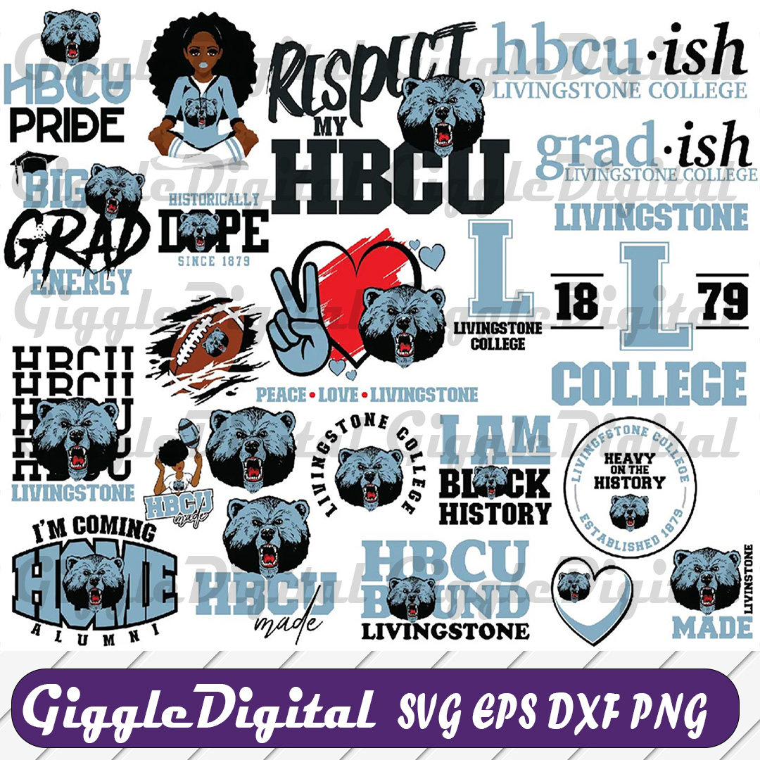 Livingstone College Svg, Hbcu svg, Hbcu Teams svg, Hbcu Foot | Inspire ...