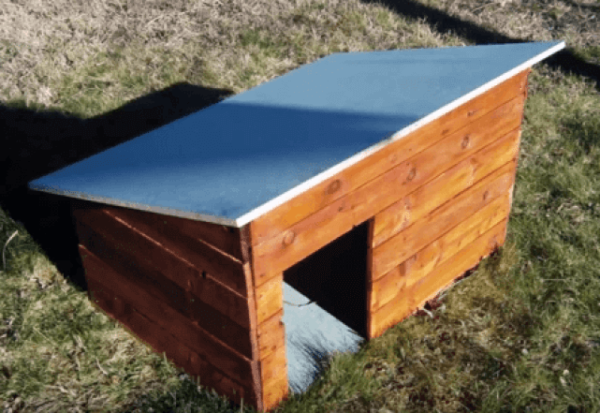 pallet dog house