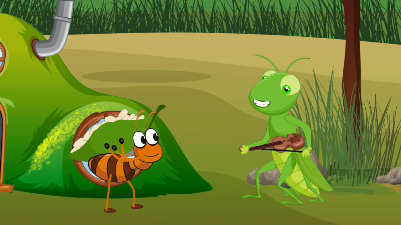 Ant & the Grasshopper - Learning Mole | Highbrow