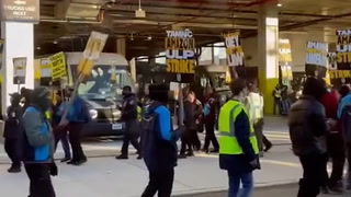 Protesters arrested outside Amazon distribution center in Queens