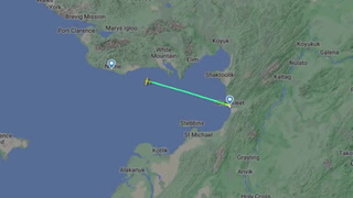 Flight tracker captures moment Bering Air plane disappears over Alaska