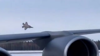 Video captures pilot ejecting from F-35 fighter jet before it crashes