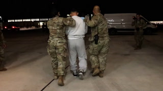 First of Trump’s ‘high threat’ US deportees arrive at Guantanamo Bay