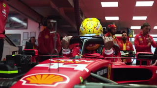 Watch Lewis Hamilton drive Ferrari Formula 1 car for first time