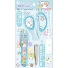 Japan San-X Scissors with Cap - Sumikko Gurashi : Blue