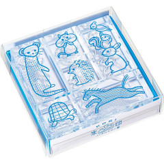 Japan Hitotoki Kori Jirushi Transparent Stamp Set - Animal