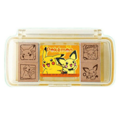 Japan Pokemon Mini Stamp Chop - Mimikyu & Pichu & Pikachu