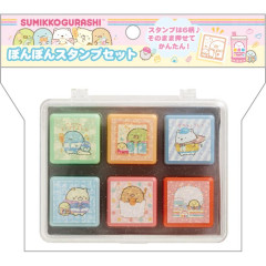 Japan San-X Stamp Chops Set - Sumikko Gurashi : Exciting Tapioca Convenience Store