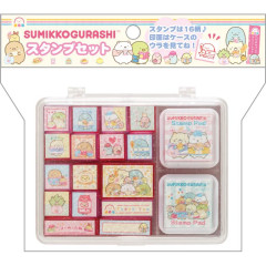 Japan San-X Stamp Chops Set (M) - Sumikko Gurashi : Exciting Tapioca Convenience Store