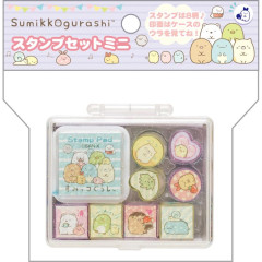 Japan San-X Stamp Chops Set (S) - Sumikko Gurashi : Messages Glitter