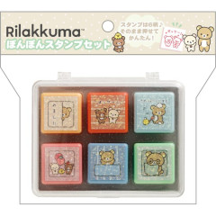 Japan San-X Stamp Chops Set - Rilakkuma : Messages