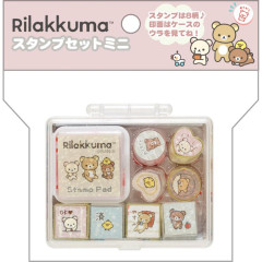 Japan San-X Stamp Chops Set (S) - Rilakkuma : Messages Glitter